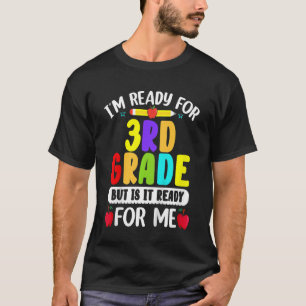 Kinder 3. Klasse zurück zu Schulkindern 1. Tag T-Shirt