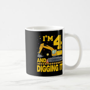 Kinder 4 4 Jahre 4. Geburtstag Ausgrabungsgraf 4 J Kaffeetasse