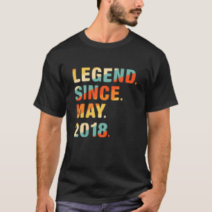 Kinder 4. Geburtstag 4 Jahre alte Legende seit 20. T-Shirt