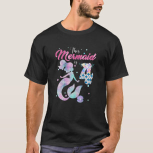 Kinder 4 Geburtstag Diese Meerjungfrau ist 4 Mädch T-Shirt