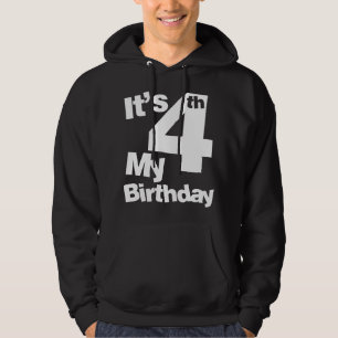 Kinder 4. Geburtstag . Es ist mein 4. Geburtstag 4 Hoodie