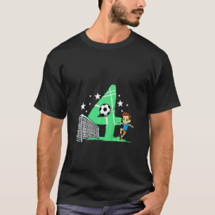 Kinder 4 Geburtstag Fußball Junge 4 Jahre alter Fu T-Shirt