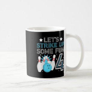 Kinder 4. Geburtstag Party Bowling Junge 4 Jahre a Kaffeetasse