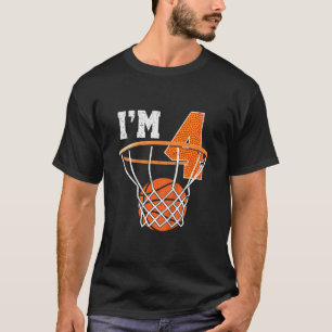Kinder 4. Geburtstags-Shirt Junge Sketll Kinder vi T-Shirt