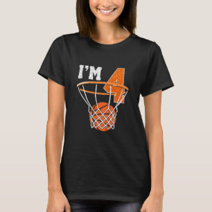 Kinder 4. Geburtstags-Shirt Junge Sketll Kinder vi T-Shirt