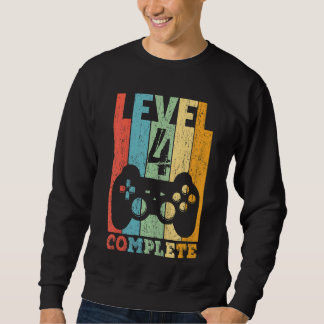 Kinder 4 Geburtstagskinder Stufe 4 Jahre 2018 Gesc Sweatshirt