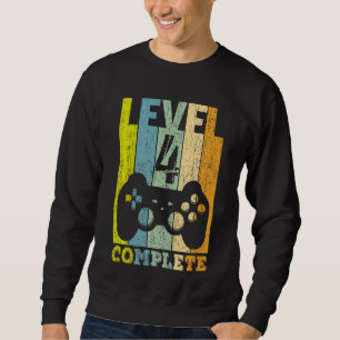 Kinder 4 Geburtstagskinder Stufe 4 Jahre 2018 Gesc Sweatshirt