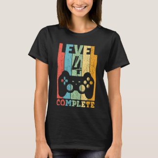 Kinder 4 Geburtstagskinder Stufe 4 Jahre 2018 Gesc T-Shirt