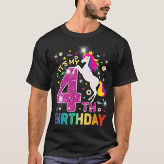 Kinder, 4 Jahre alt, 4. Geburtstag T-Shirt