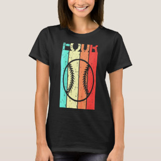 Kinder 4 Jahre alt Baseball Geburtstag 4. Geburtst T-Shirt