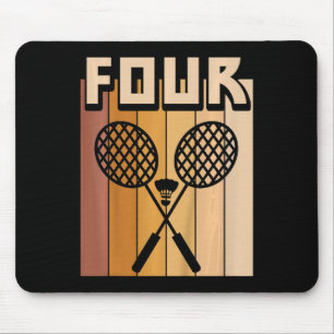 Kinder 4 Jahre alt Dminton Geburtstag Junge 4. Geb Mousepad