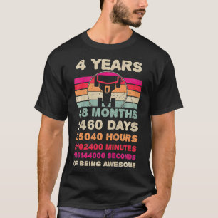 Kinder 4 Jahre alt Geburtstag 4. Geburtstag T-Shirt