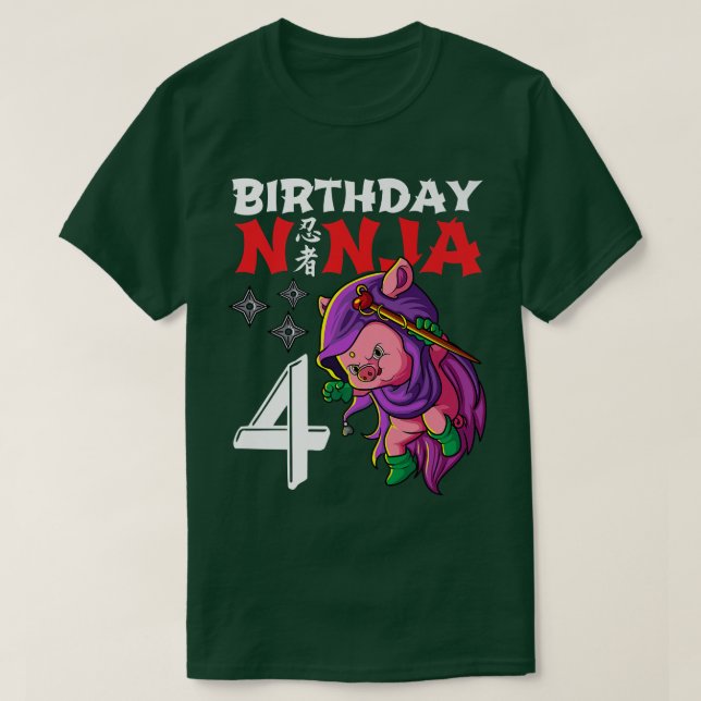 Kinder 4 Jahre alt Kawaii Niedliches Schwein Japan T-Shirt (Design vorne)