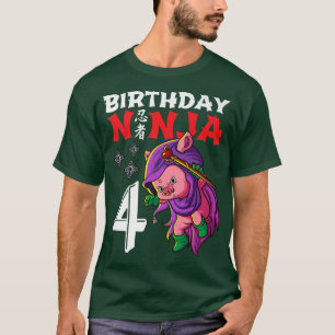 Kinder 4 Jahre alt Kawaii Niedliches Schwein Japan T-Shirt