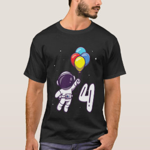 Kinder 4 Jahre alt Kind Geburtstag Party Astronaut T-Shirt