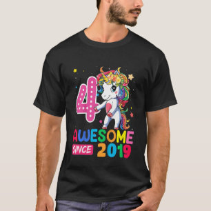 Kinder 4 Jahre alte Mädchen Teenager Flossing Einh T-Shirt