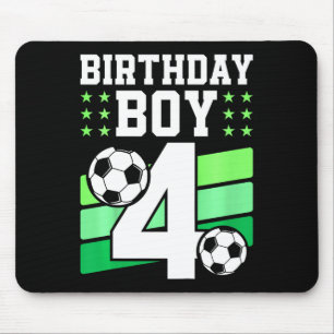 Kinder 4 Jahre alter Junge 4. Geburtstagsgeschenk Mousepad