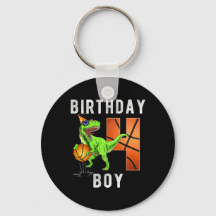 Kinder 4 Jahre Geburtstag für Boy Basketball 4 Jah Schlüsselanhänger