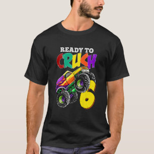 Kinder 4 Jahre Geburtstag Jungen Monster Lkw 4 Jah T-Shirt