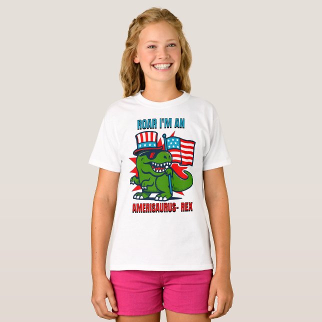 Kinder 4. Juli T-Shirt (Vorne ganz)