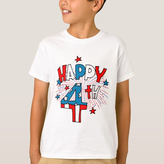Kinder 4. Juli T - Shirt (Vorderseite)