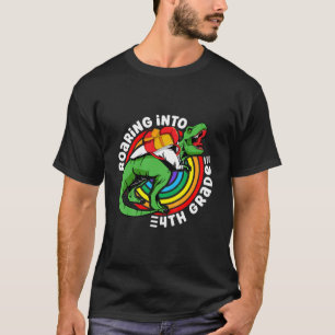 Kinder 4. Klasse Dinosaurier Rotation, um zurück z T-Shirt