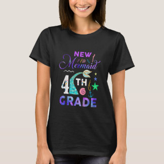 Kinder 4. Klasse Mermaid Niedlich Girls Prinzessin T-Shirt