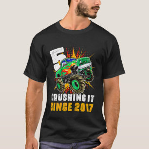 Kinder 5, die es zerkleinern seit 2017 Monster Tru T-Shirt