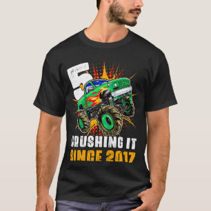 Kinder 5, die es zerkleinern seit 2017 Monster Tru T-Shirt