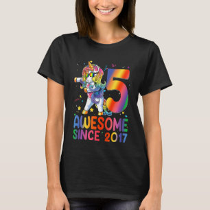 Kinder 5. Geburtstag 5 Jahre Alte Mädchen Teens be T-Shirt