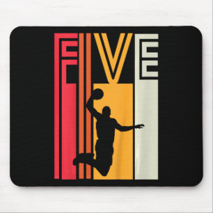 Kinder 5. Geburtstag Bysketbyll Lover Geschenk 5 J Mousepad
