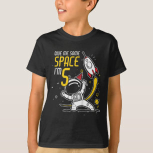 Kinder 5. Geburtstag Junge 5 Jahre alt geben mir e T-Shirt