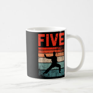 Kinder 5. Geburtstag Karate Kämpfer 5 Jahre alte M Kaffeetasse