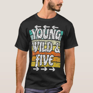 Kinder 5. Geburtstag Mädchen Junge Ich bin schon T-Shirt