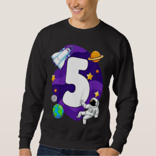 Kinder 5. Geburtstag Platz 5 Jahre alt Zukunft Ast Sweatshirt