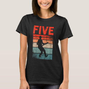 Kinder 5 Jahre alt 5 Jahre Geburtstag Junge Gitarr T-Shirt