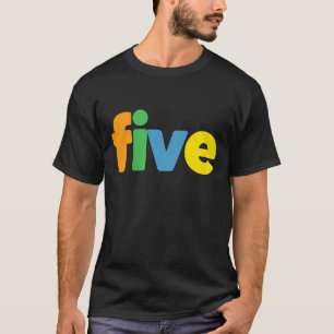 Kinder 5 Jahre alt Geburtstag Dritter Geburtstag 5 T-Shirt