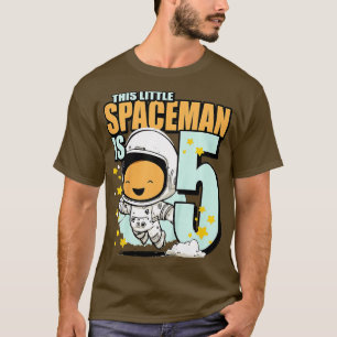 Kinder 5 Jahre alt Geburtstag Junge Astronaut 5. G T-Shirt