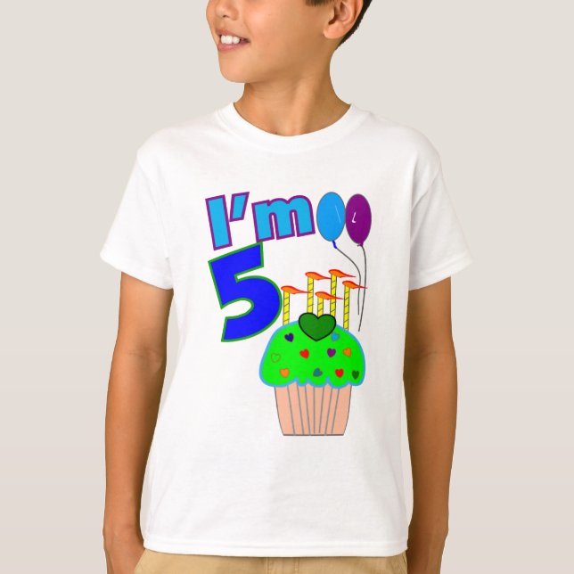 Kinder 5 Jahre alt Geburtstag Shirts und Geschenke (Vorderseite)