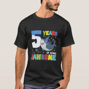 Kinder 5 Jahre alt Phantastischer Hai 5th Bi T-Shirt