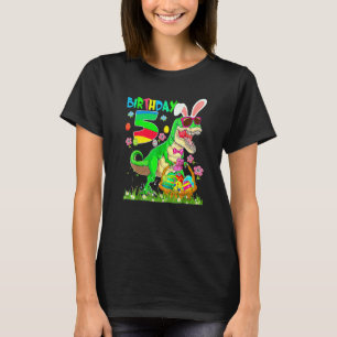 Kinder 5 Jahre alt T Rex Dinosaurier Osterfest Son T-Shirt