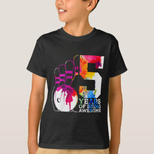Kinder 5 Jahre Phantastischen Bowlings 5. Geburtst T-Shirt