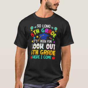 Kinder 5. Klasse 6. Hier komme ich zurück zur Schu T-Shirt