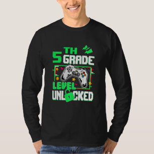 Kinder 5. Klasse freigeschaltet Back To School Vid T-Shirt