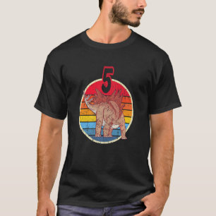 Kinder 5b Geburtstag I Stegosaurus Stenops I Famil T-Shirt