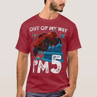 Kinder 5th Birthday Boy Monster LKW aus meinem Ich T-Shirt