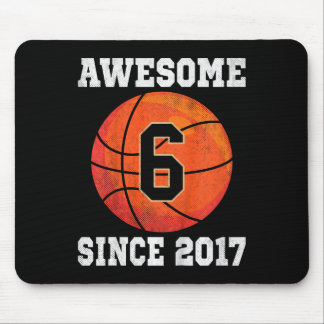 Kinder 6. Geburtstag Basketball mehr als 6 Jahre a Mousepad