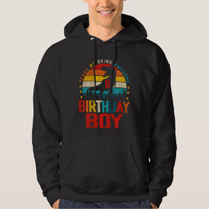Kinder 6. Geburtstag Boy Son Dinosaurier Rex 6 Jah Hoodie