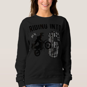 Kinder 6. Geburtstag Dirt Bike Party Motocross Sec Sweatshirt