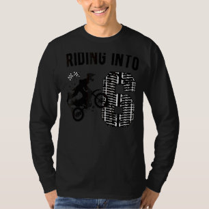 Kinder 6. Geburtstag Dirt Bike Party Motocross Sec T-Shirt